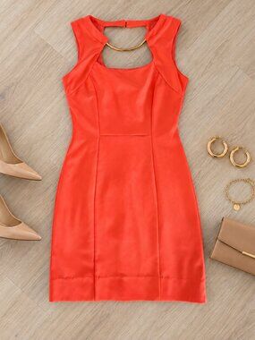 ✨Jennifer Lopez Structured Pleated Fit & Flare Mini Dress 0✨